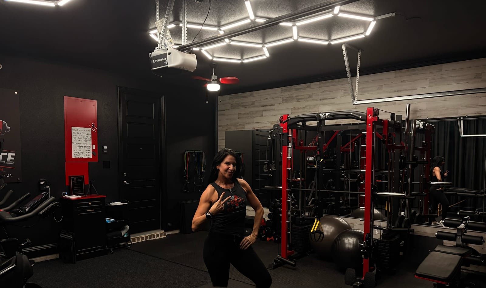 Inside the Lala Life Force private training gym in Allen, TX